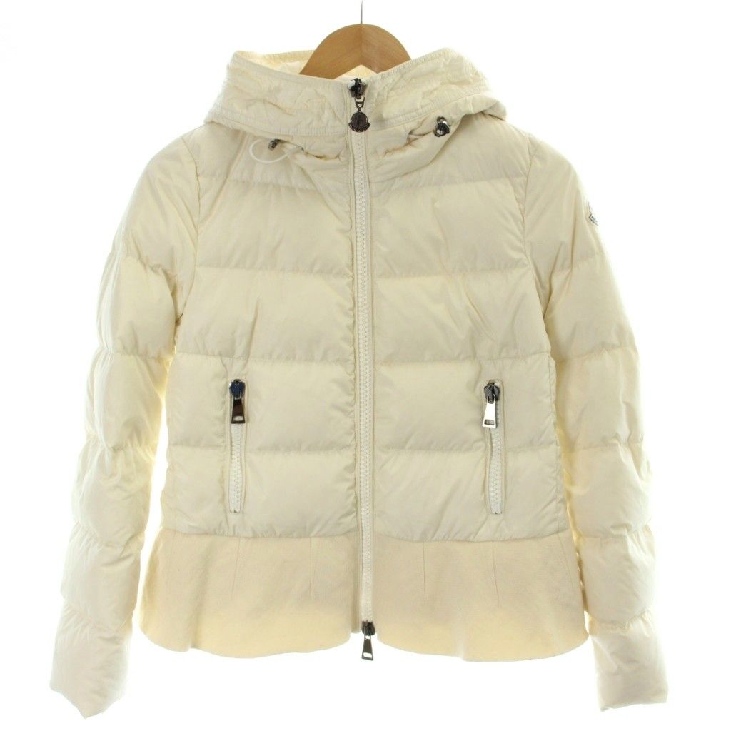 モンクレールMONCLERダウンジャケット NESEA [ネセア] サイズ 1 モンクレール MONCLER NESEA ネセア ダウンジャケット ペプラム フリル