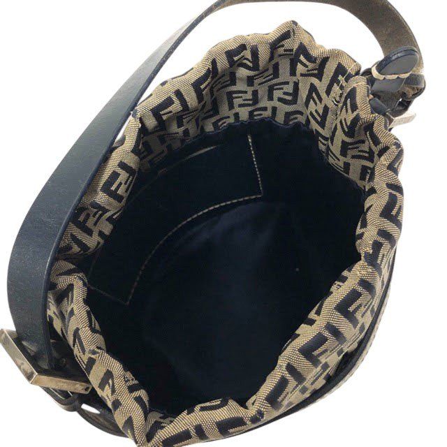 FENDI/フェンディ/ ズッキーノ/巾着バッグ/ズッカ柄/バケツ型/筒形