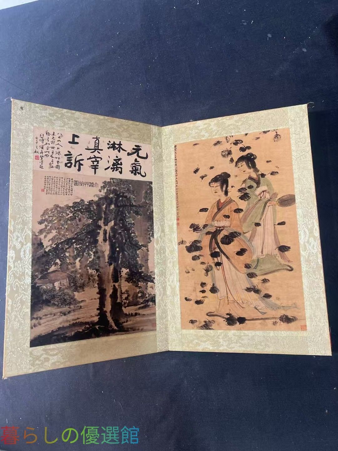 中国古美術 傅抱石 人物画 短冊 観賞物 置物gd429 - メルカリ