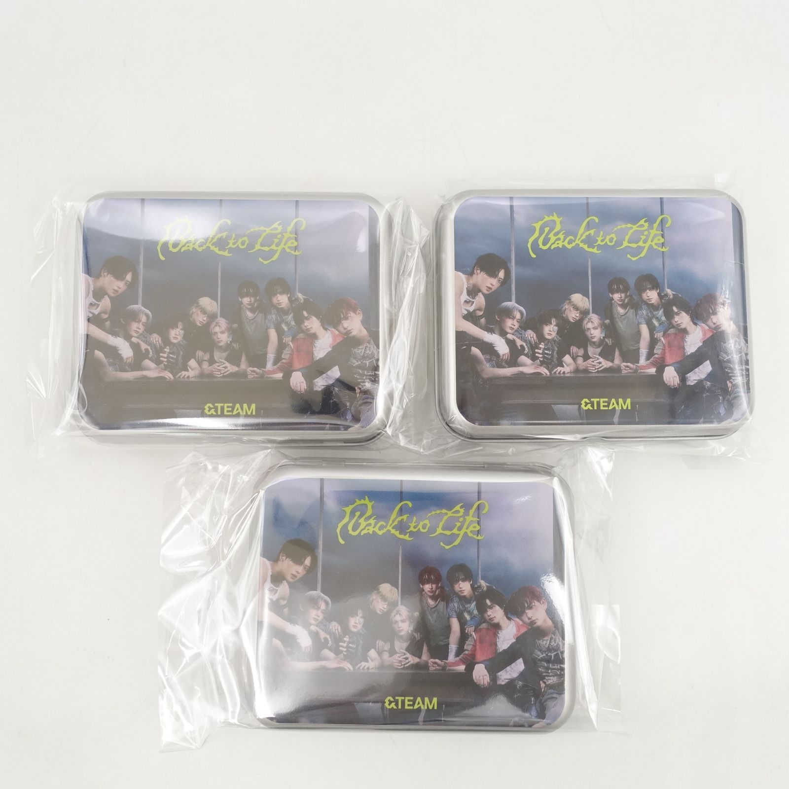 &TEAM Back to Life 缶ケース 3個 セット andTEAM エンチ エンティム