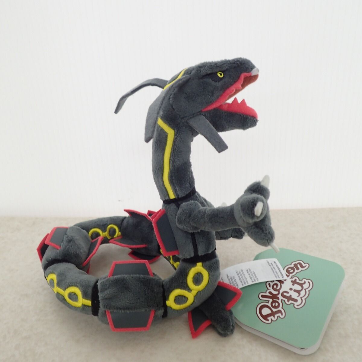 ポケモンセンター fit 黒いレックウザ ぬいぐるみ 紙タグ付き