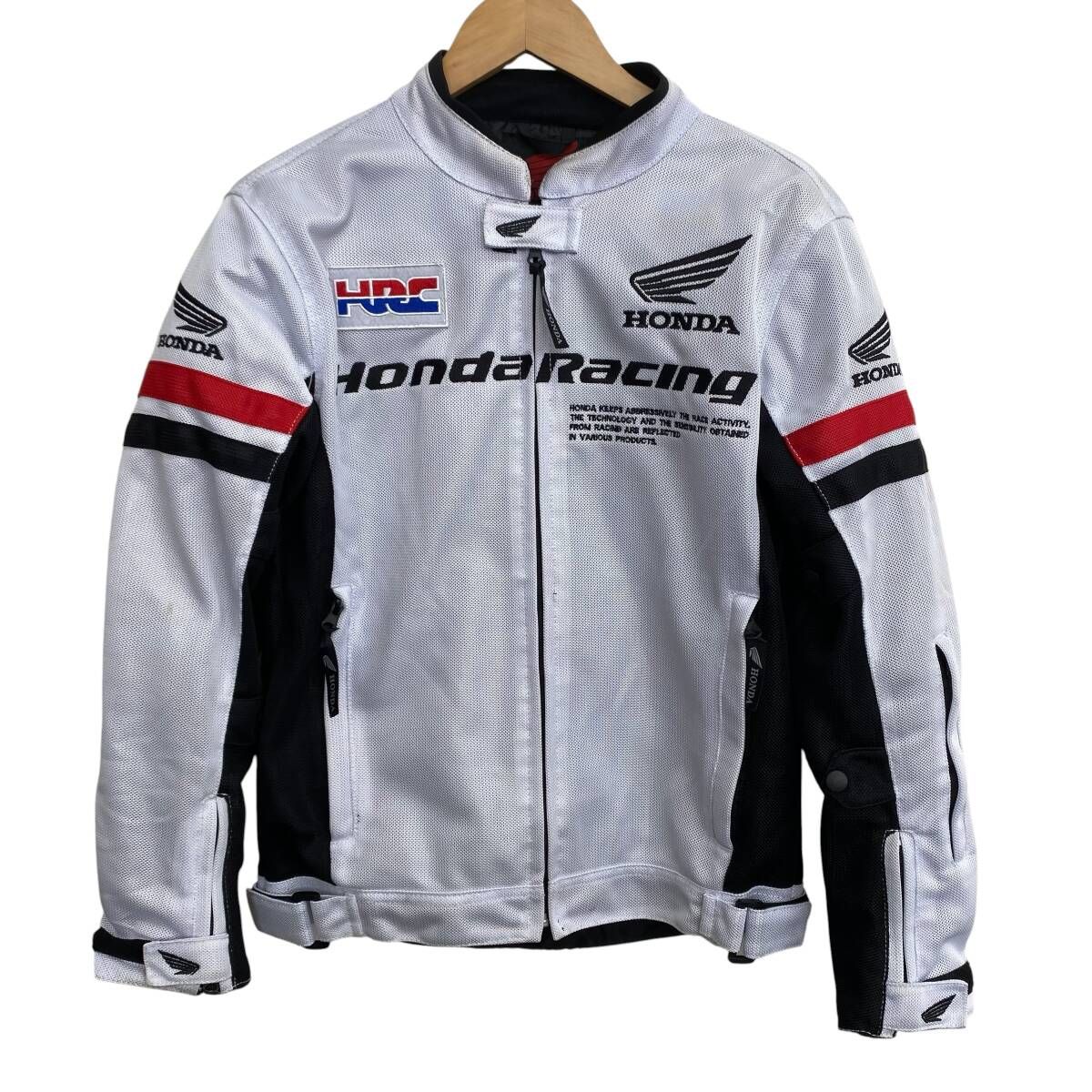 即決】 ホンダ Honda HRC メッシュジャケット Mサイズ ホワイト系/白系