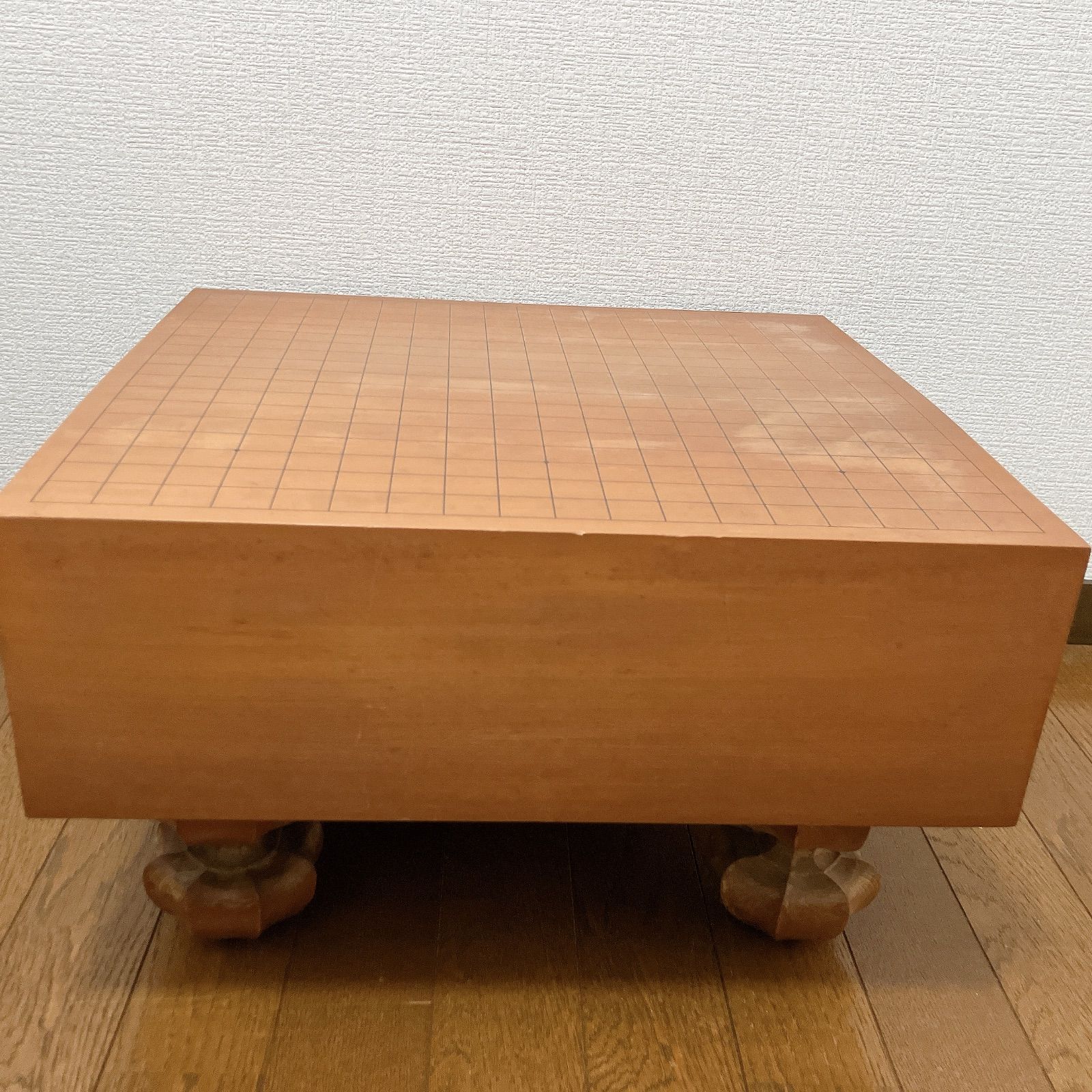 高級囲碁盤 足付き へそ付き 厚さ約15cm 19路盤 木製 - メルカリ