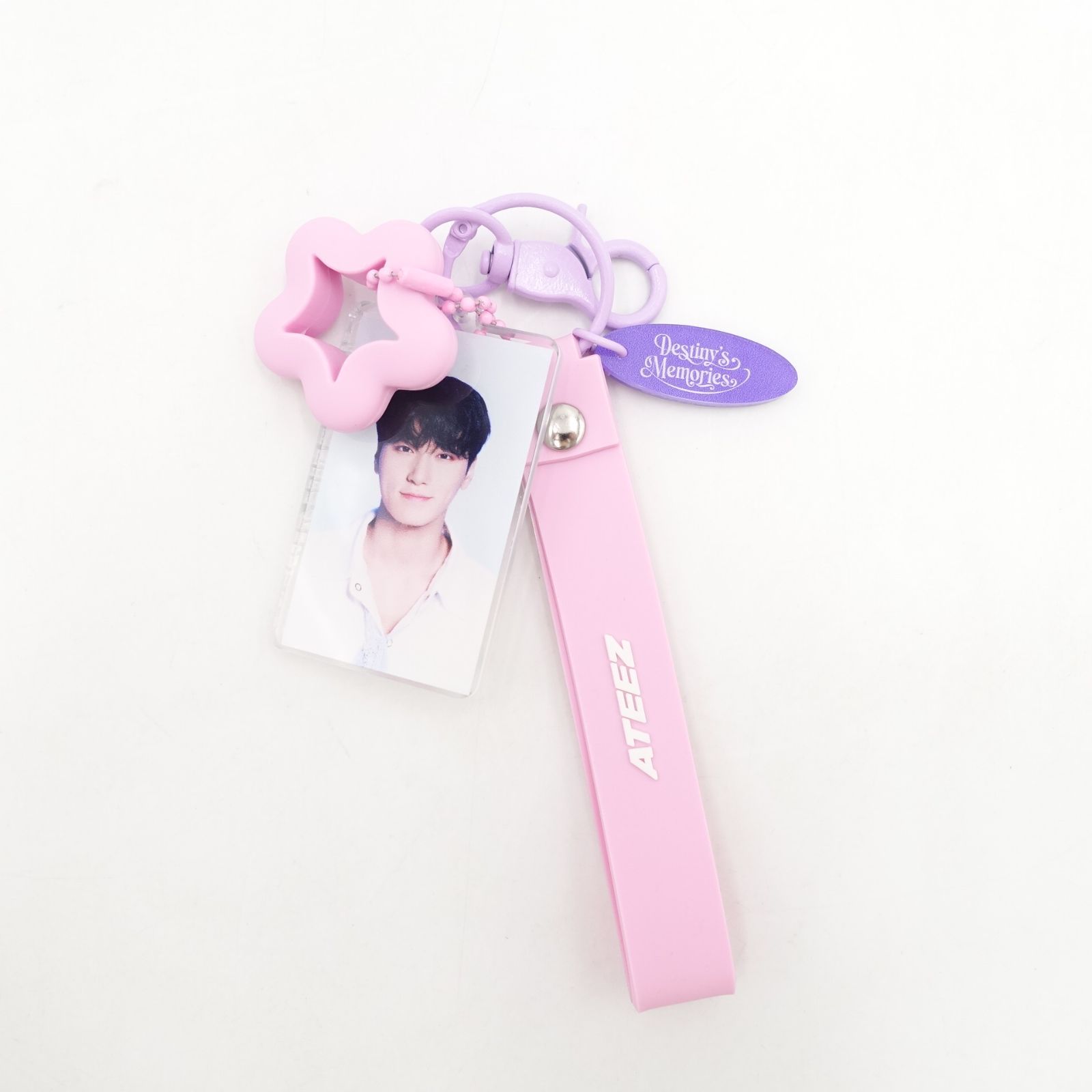 新品未使用 ATEEZ サン センイル MD トレカ キーリング サンドンイ ATEEZ サン Destiny's Memories キーリング IDフォト 開封済 未使用