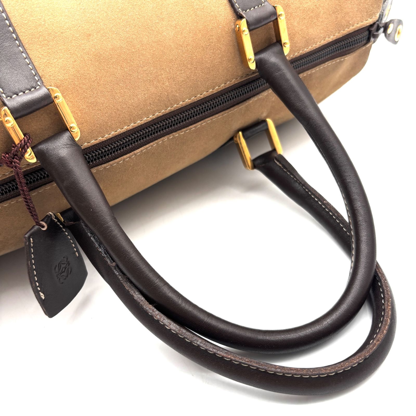 ロエベ LOEWE アナグラム ボストンバッグ ハンドバッグ トラベル 大