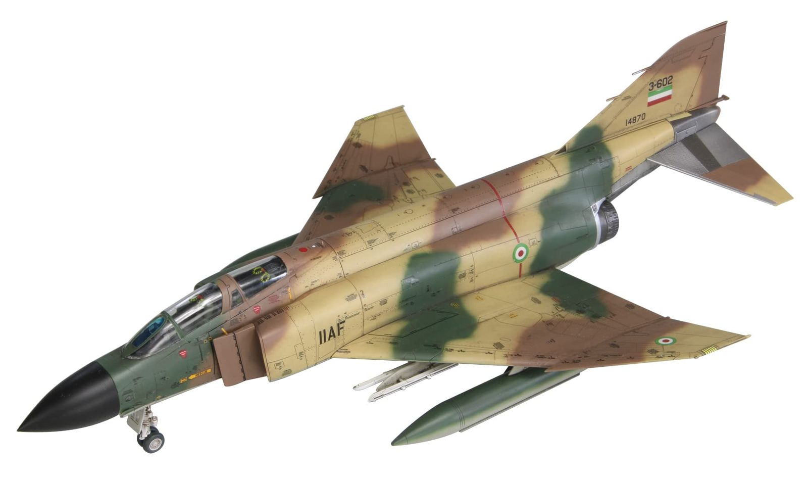 ファインモールド 1/72 航空機シリーズ イラン空軍 F-4D 戦闘機 プラモデル 72847 (メーカー初回受注限定生産) 成型色