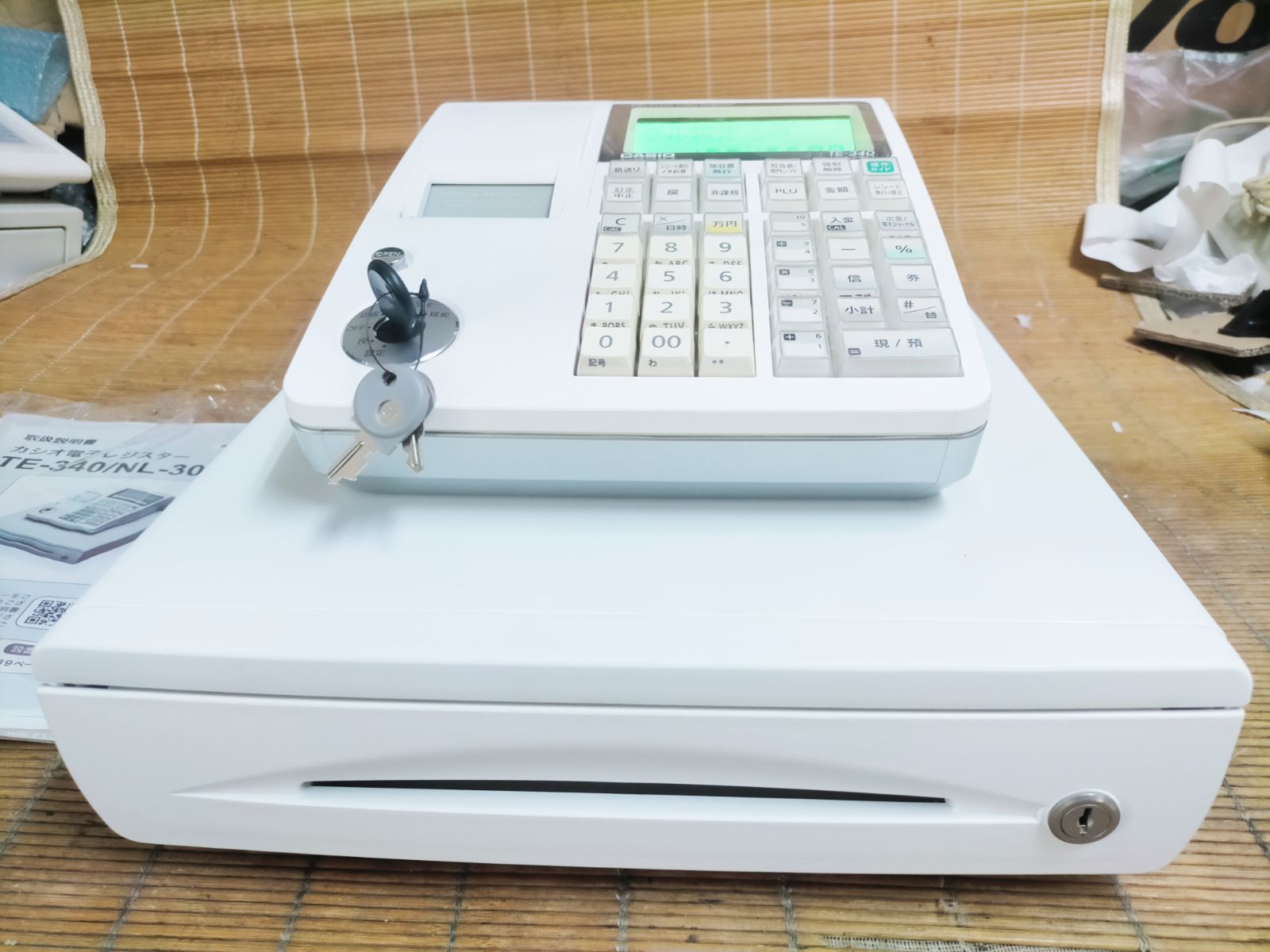カシオレジスター TE-340/NL300 フル設定無料 911066 - メルカリ