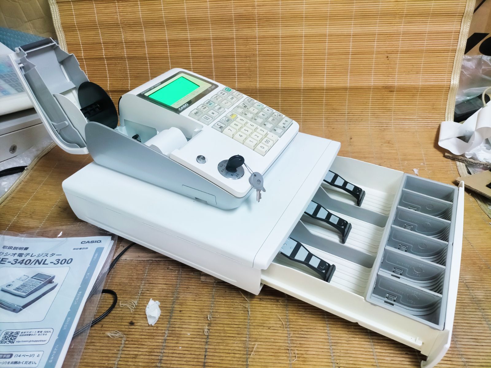 カシオレジスター TE-340/NL300 フル設定無料 911066 - メルカリ