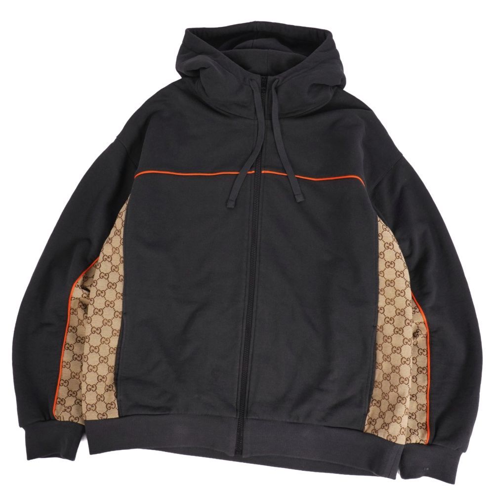 美品 グッチ GUCCI パーカー 24SS フーディー スウェット ジップアッ