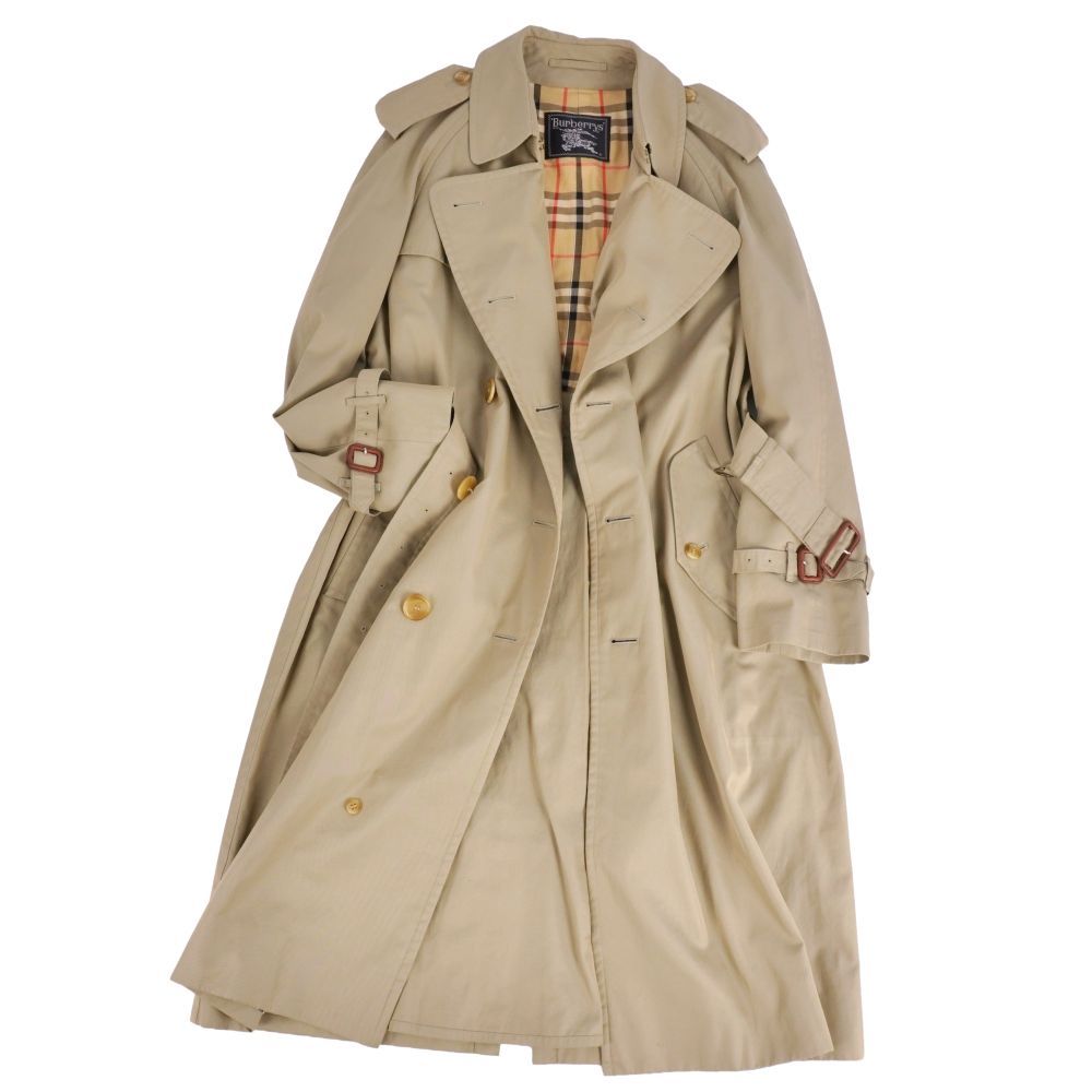 【美品】Burberrys トレンチコート ベージュ　腰紐付き 極美品 Vintage バーバリー Burberrys コート トレンチコート - メルカリ