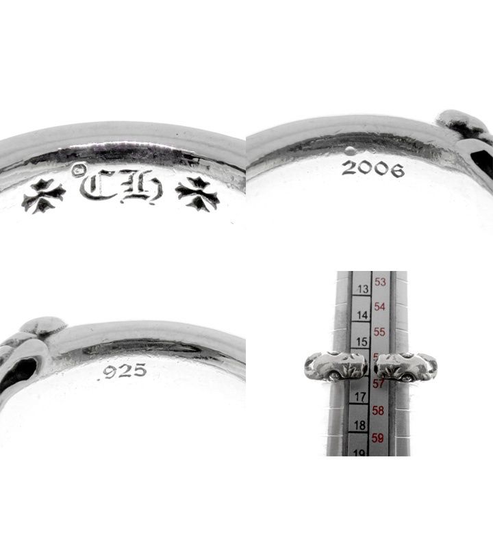 クロムハーツ CHROME HEARTS 【 DOUBLE DOG RING 】 ダブルドッグ