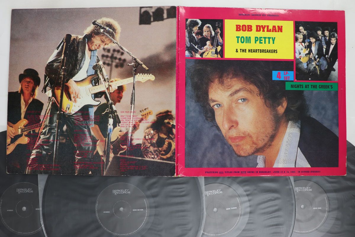 4discs LP Bob Dylan, Tom Petty Nights At The Greeks NONE BERKELEY /01180