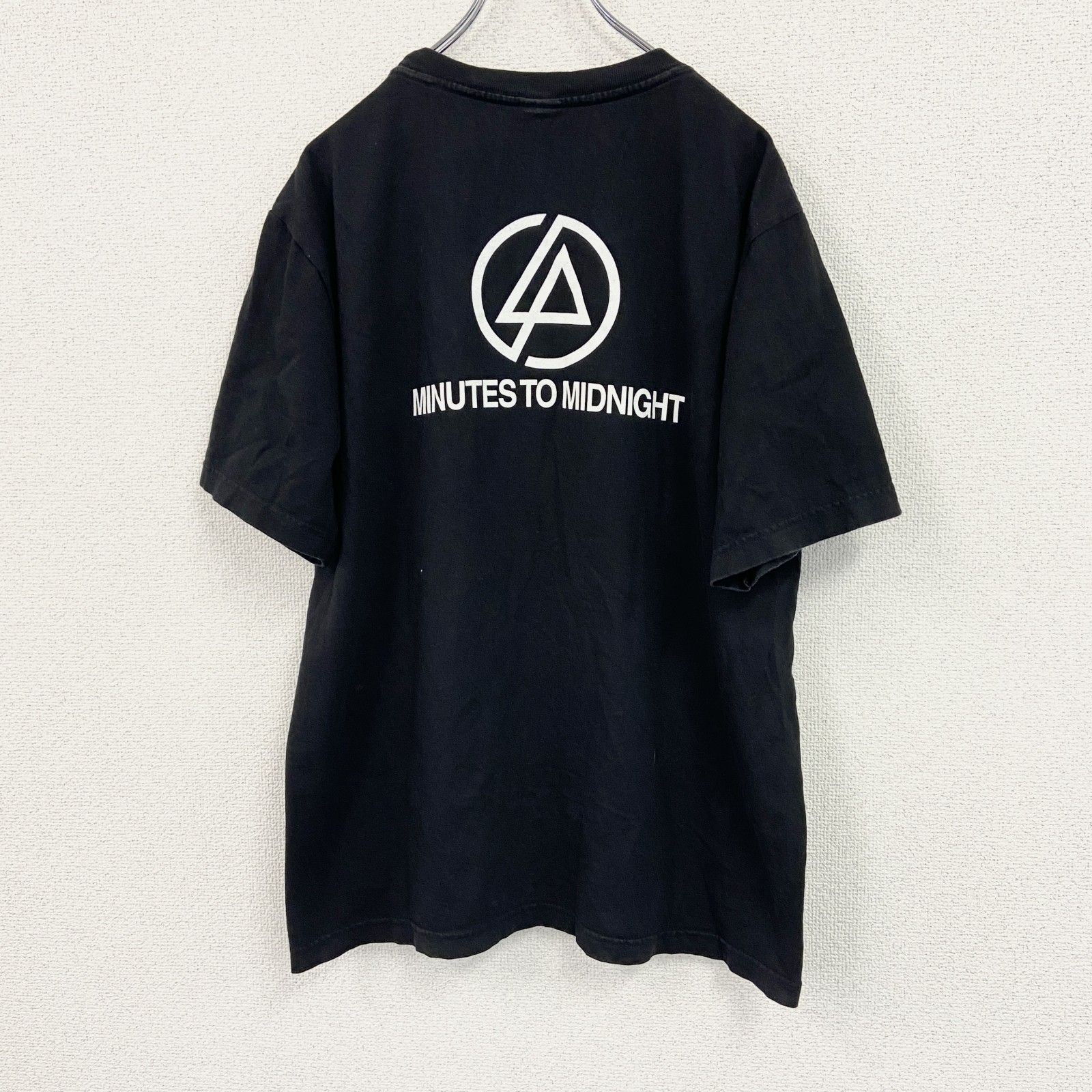 リンキンパーク ツアーTシャツ 2008年 希少 黒 LINKIN PARK リンキンパーク 半袖プリントバンドシャツ 黒 ブラック