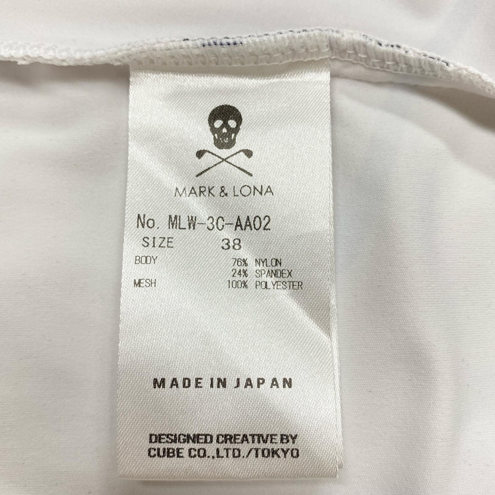 中古 レディース マークアンドロナ MARK&LONA 半袖シャツ 38(M