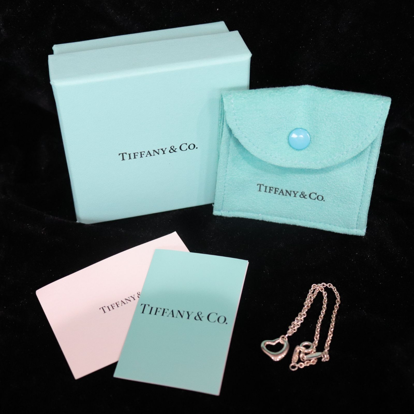 925刻印】Tiffany＆Co. オープンハート ブレスレット ティファニー