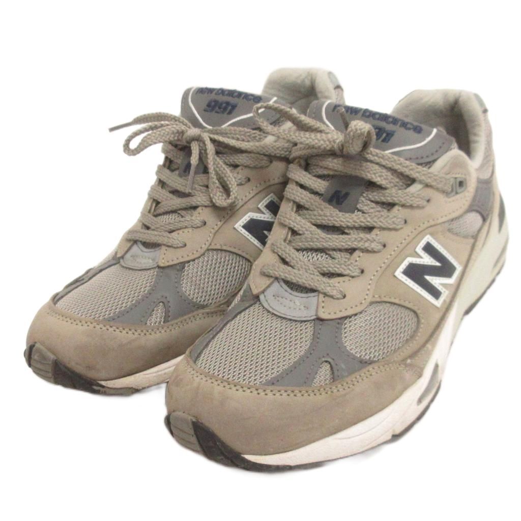 ニューバランス NEW BALANCE M991ANI 20TH アニバーサリー スニーカー ローカット 灰色 グレー UK8 27.0㎝相当