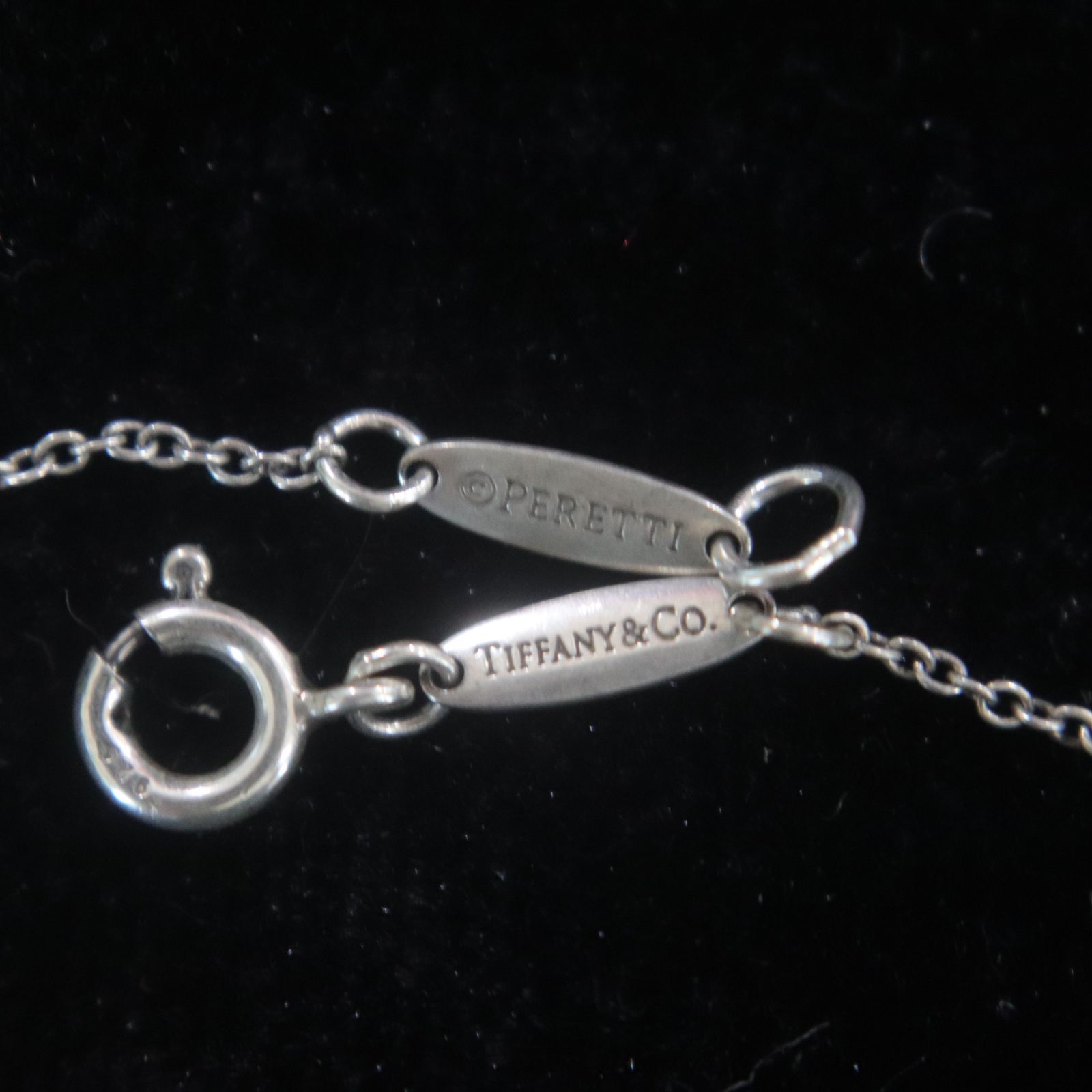 925刻印】 Tiffany＆Co. オープンハートネックレス ティファニー