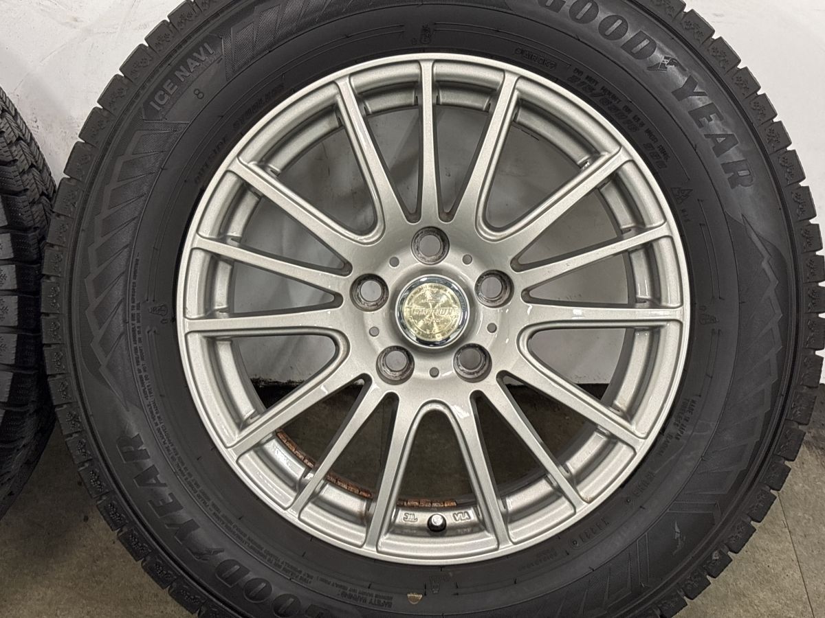 美品】ラブリオン 16in 6.5J +38 PCD114.3 グッドイヤー アイスナビ8