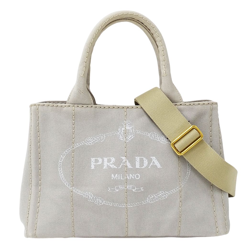 PRADA プラダ カナパ トートバッグ グレー ハンドバッグ 人気カラー プラダ PRADA バッグ レディース ブランド ハンドバッグ トートバッグ