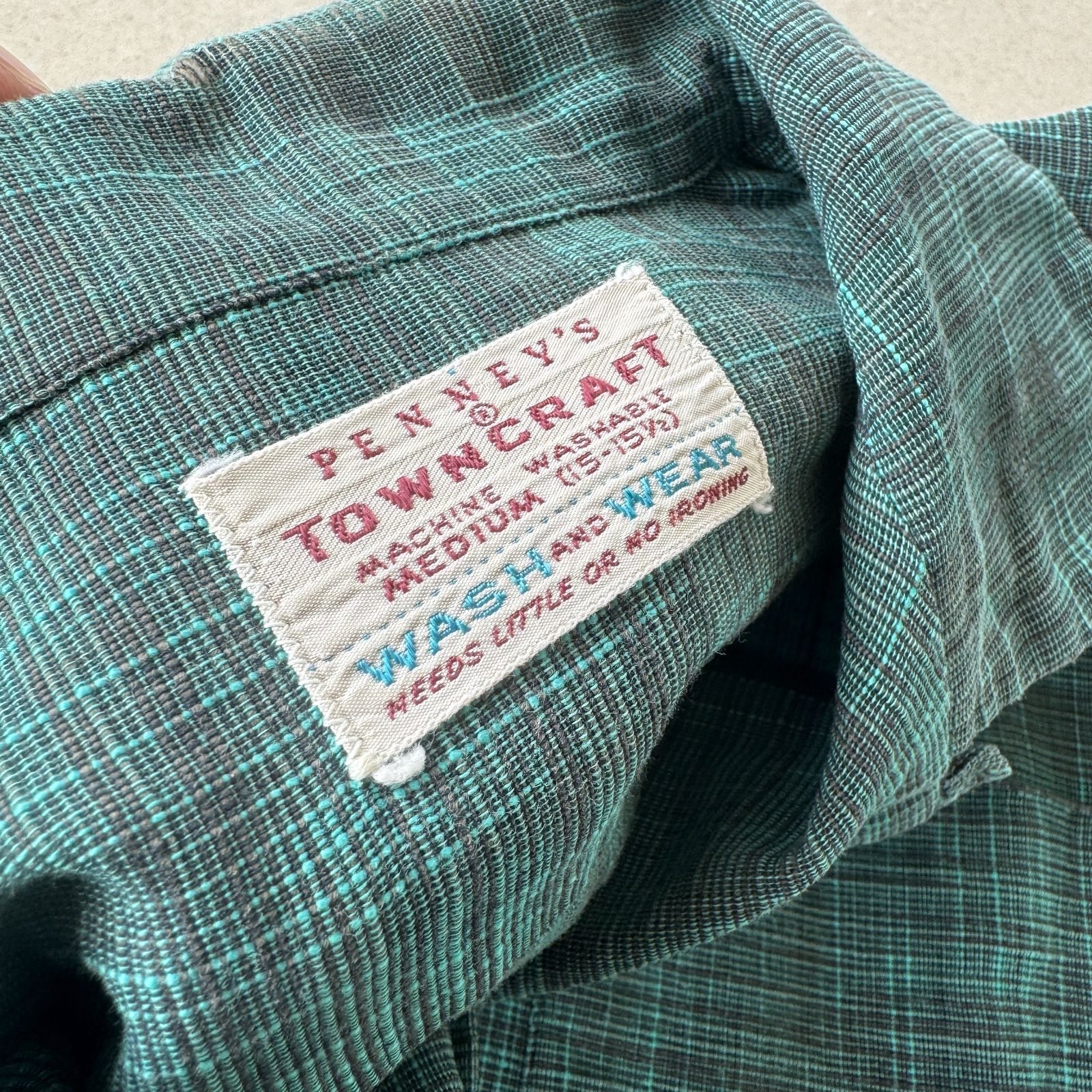 50s-60s PENNEY'S TOWNCRAFT 絣柄プリント薄手ネルシャツ 50s-60s Penney's TOWNCRAFT オープンカラーシャツ カスリ柄 M - メルカリ