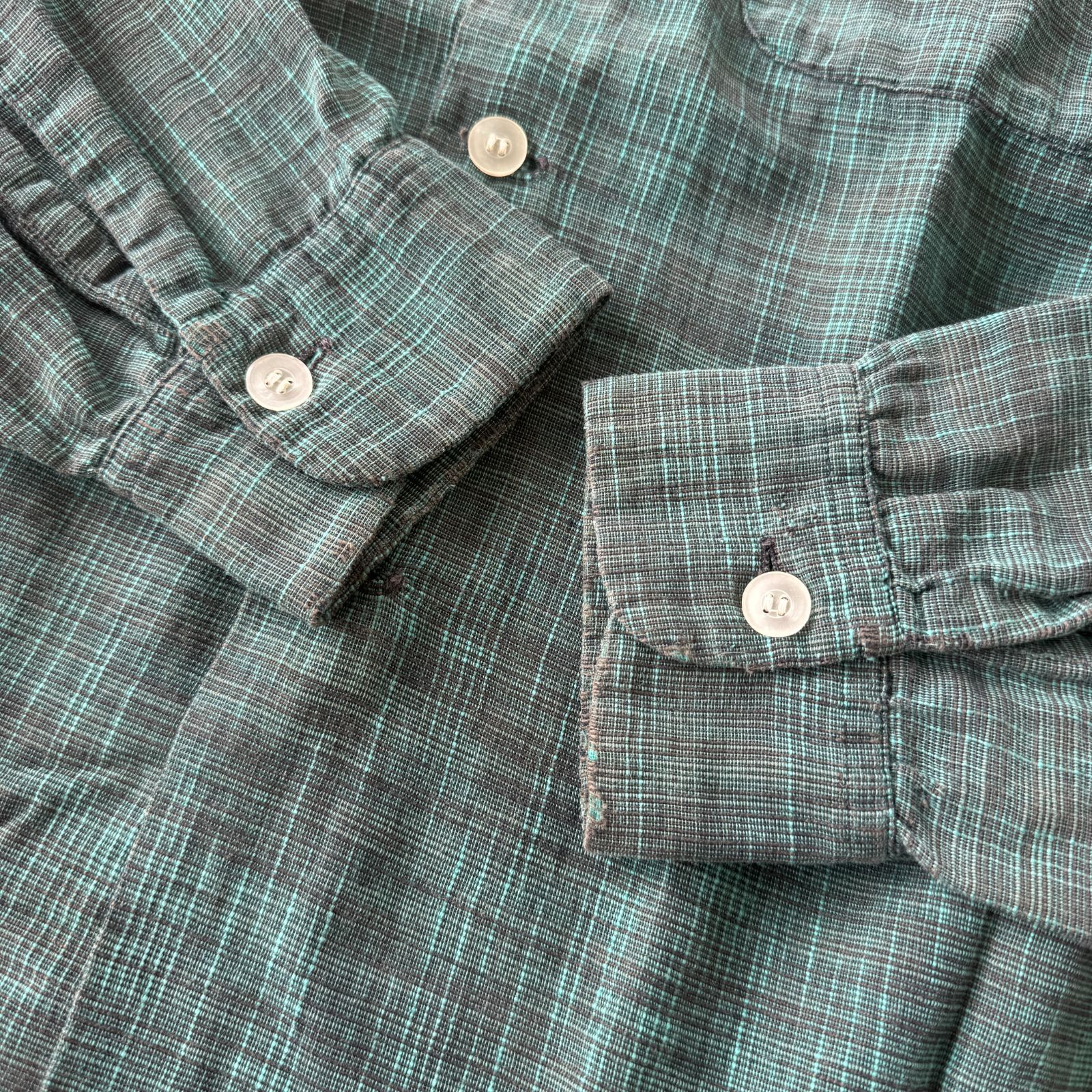 50s-60s Penney's TOWNCRAFT オープンカラーシャツ カスリ柄 M - メルカリ