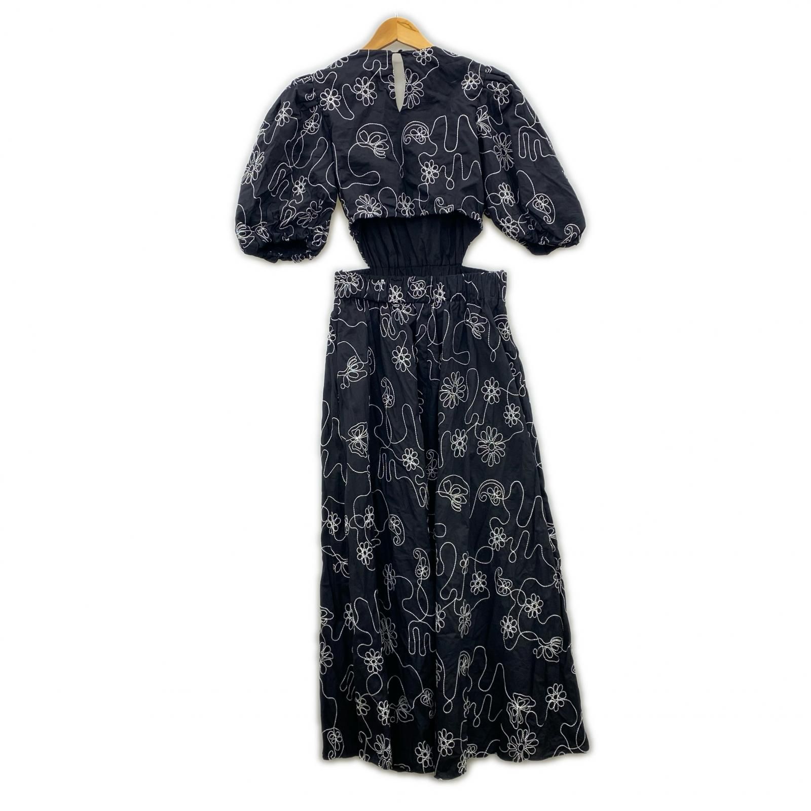 ZARA ザラワンピース sizeS/ブラック×ホワイト - メルカリ