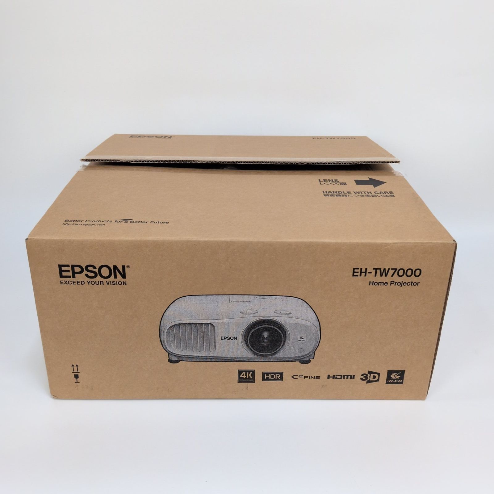 美品/元箱付】EPSON dreamio ホームプロジェクター EH-TW7000 4K