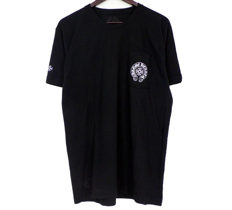 クロムハーツ CHROME HEARTS 【 CH T SHRT 】 バック グラデーション ロゴ プリント 半袖 Tシャツ w27441