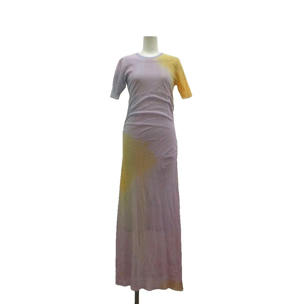 アクネ ストゥディオズ Acne Studios プリンテッドチュールミディドレス Printed tulle midi dress タイトワンピース XS マルチカラー マーブル柄 半袖 ロング丈 /PP ■GY 9,869円