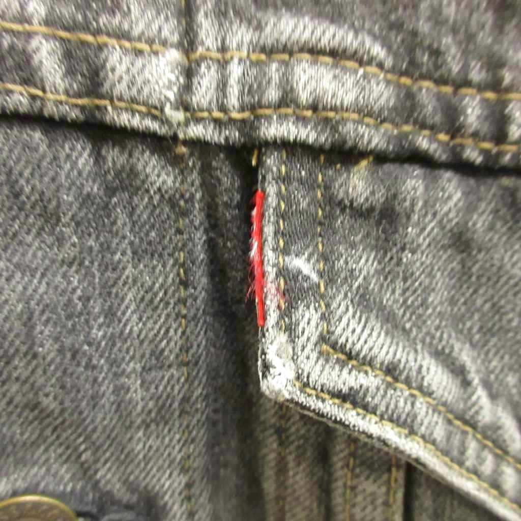 リーバイス 黒 デニムジャケット Gジャン 70505-0257 38インチ Levi's