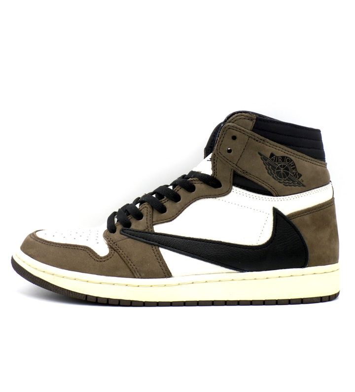 ナイキ NIKE × トラヴィス スコット Travis Scott 【 AIR JORDAN 1 RETRO HIGH OG CD4487 100 】 エア ジョーダン 1 ハイ スニーカー w27442