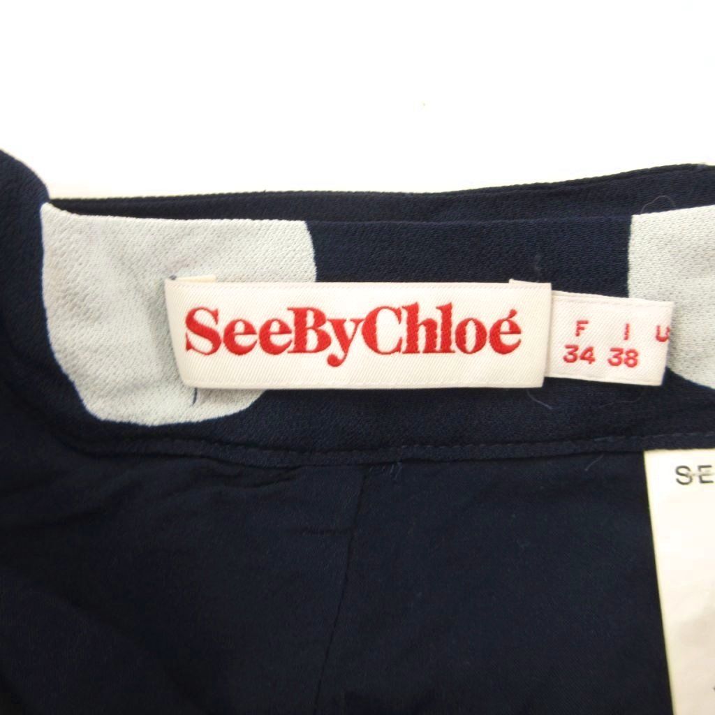 シーバイクロエ SEE BY CHLOE ショートパンツ リボン ドット柄