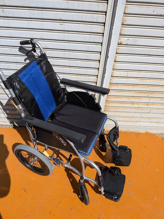 送料無料（一部地域を除く）背もたれ代用品　日進介助式車椅子ウルトラ　エアタイヤ　NAH-U1　KM-25-1016-17 7,810円