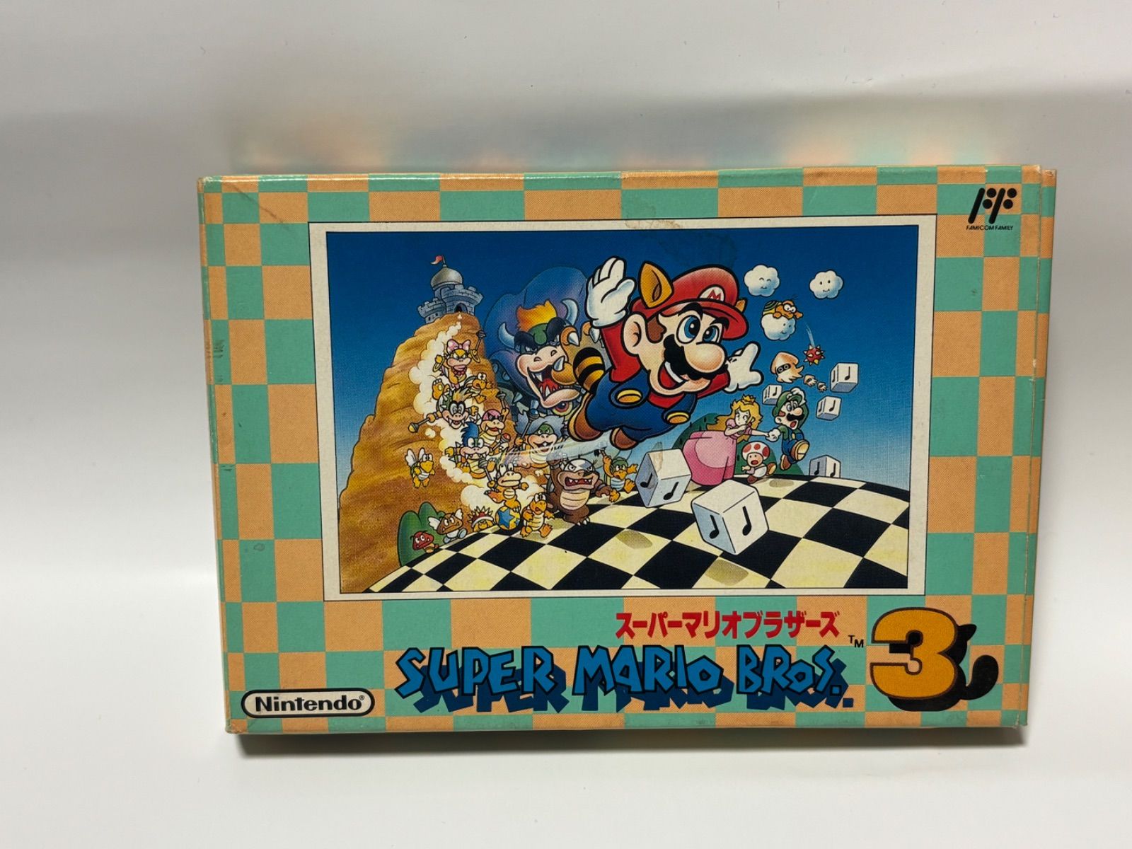 スーパーマリオブラザーズ3 ファミコン ソフト 箱、説明書付き 動作