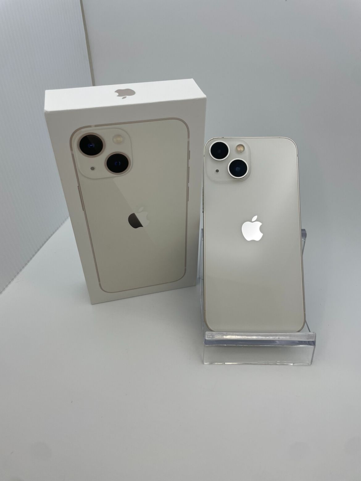 【ジャンク】iPhone13mini　128GB　スターライト 　MLJE3J/A　傷あり　バッテリー74％　■S6608②
