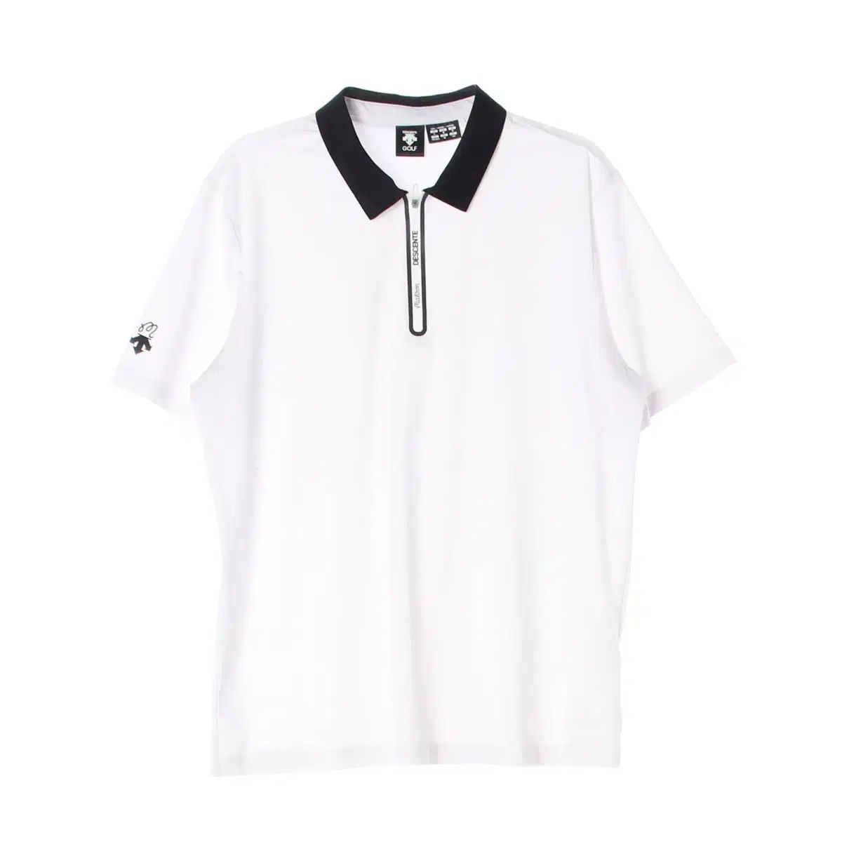 デサント ゴルフ x マルボンゴルフ 21SS ハーフジップアップ 半袖 カラーTシャツ