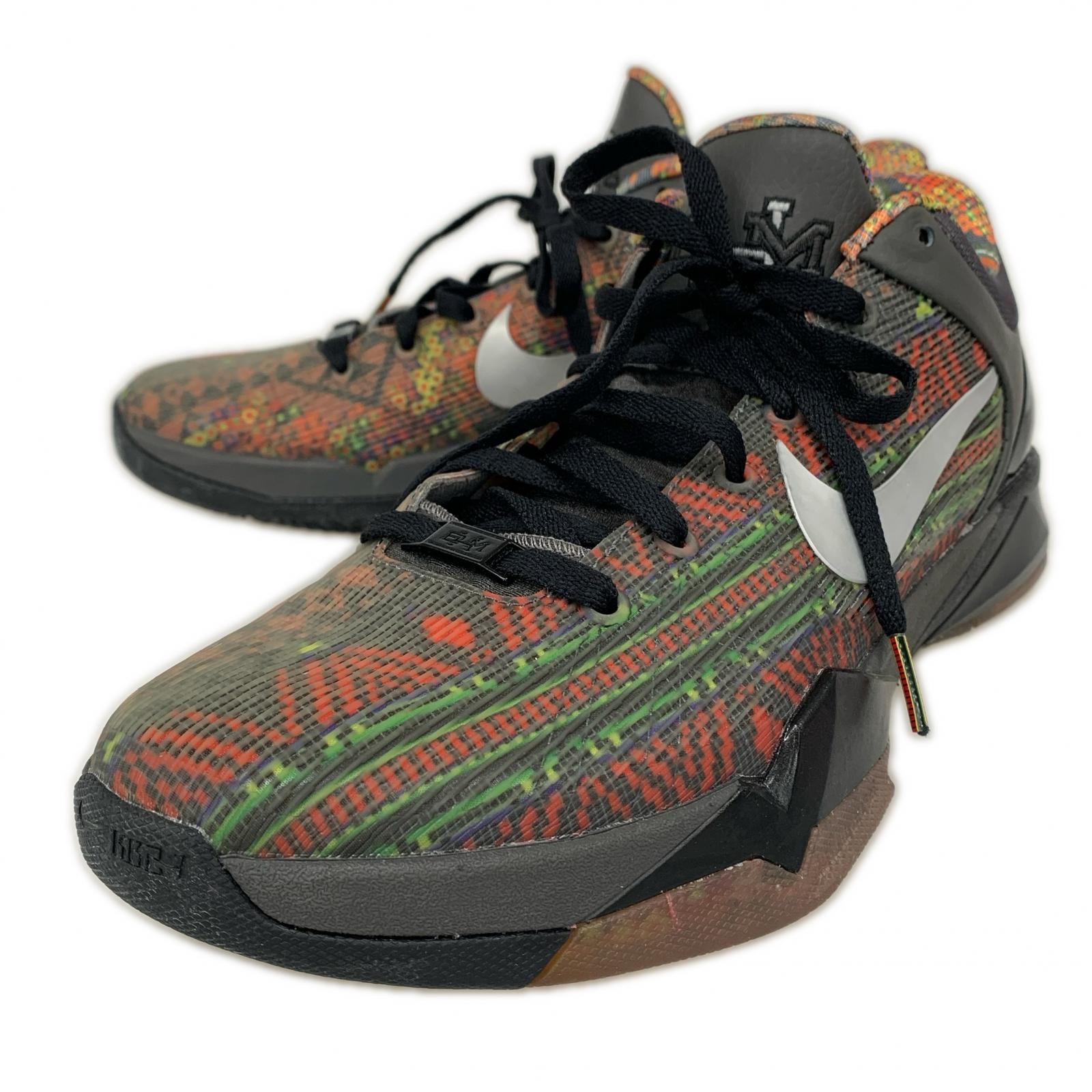 NIKE ナイキ 530961-001 ZOOM KOBE 7 SYSTEM BHMスニーカー size28.5cm/グレー×ブラック×マルチカラー