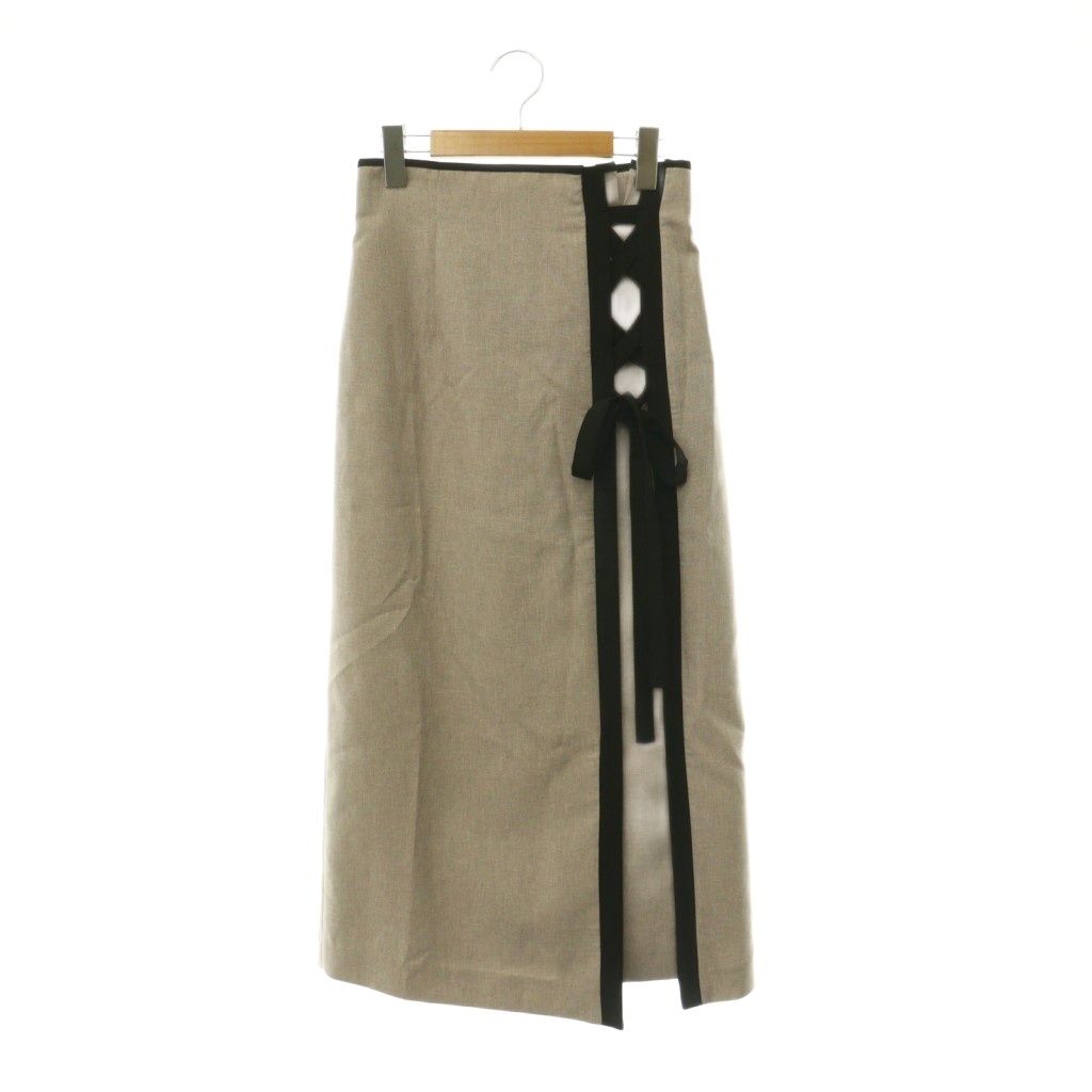 アプワイザーリッシェ Apuweiser-riche 25SS 配色レースアップスカート