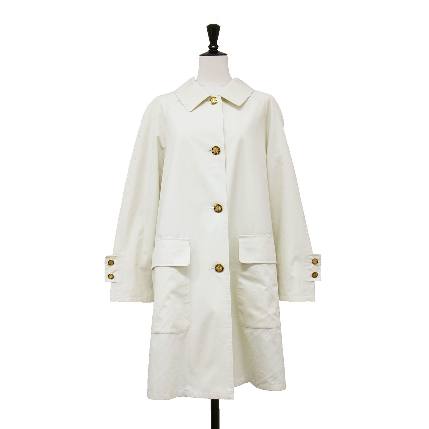 バーバリーロンドン　BURBERRY　コート　スプリング　トレンチ　アウター　9 BURBERRY バーバリー コート ライトベージュ系 サイズ:9号 ステン