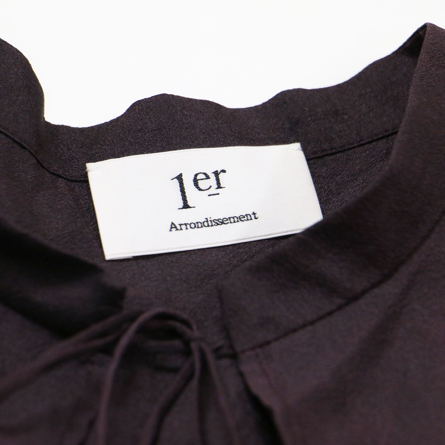 1er Arrondissement プルミエ アロンディスモン ブラウス ブラウン