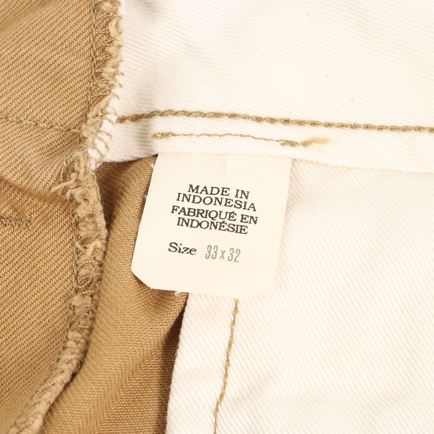 近年モデル】RRL ダブルアールエル パンツ ベージュ 33×32 高密度