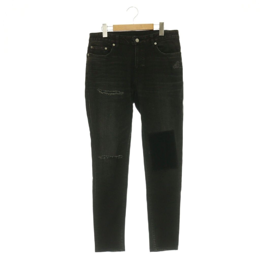エーケーエム AKM ダメージリペア加工 デニムパンツ ジーンズ 