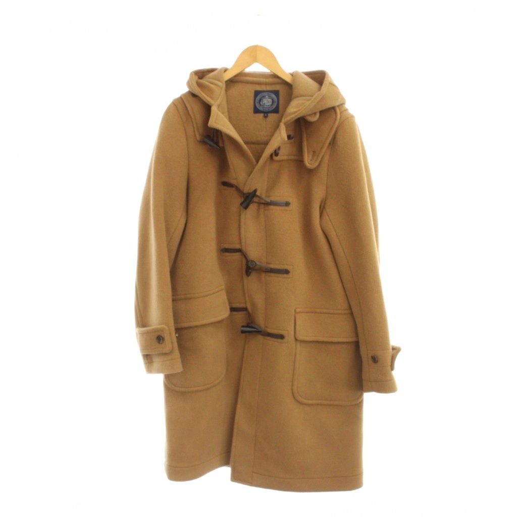 ジェイプレス J.PRESS ダッフルコート L ベージュ フード付き トグル