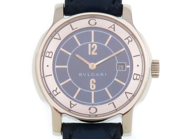 BVLGARI ブルガリ ソロテンポ ST29S 腕時計 ステンレススチール/本革