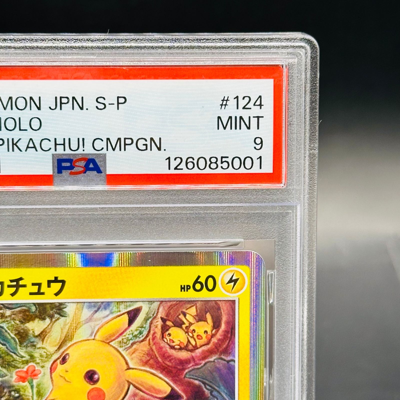 PSA9 ピカチュウ: プロモ P [S-P 124](ピカピカ！ピカチュウ！プロモ