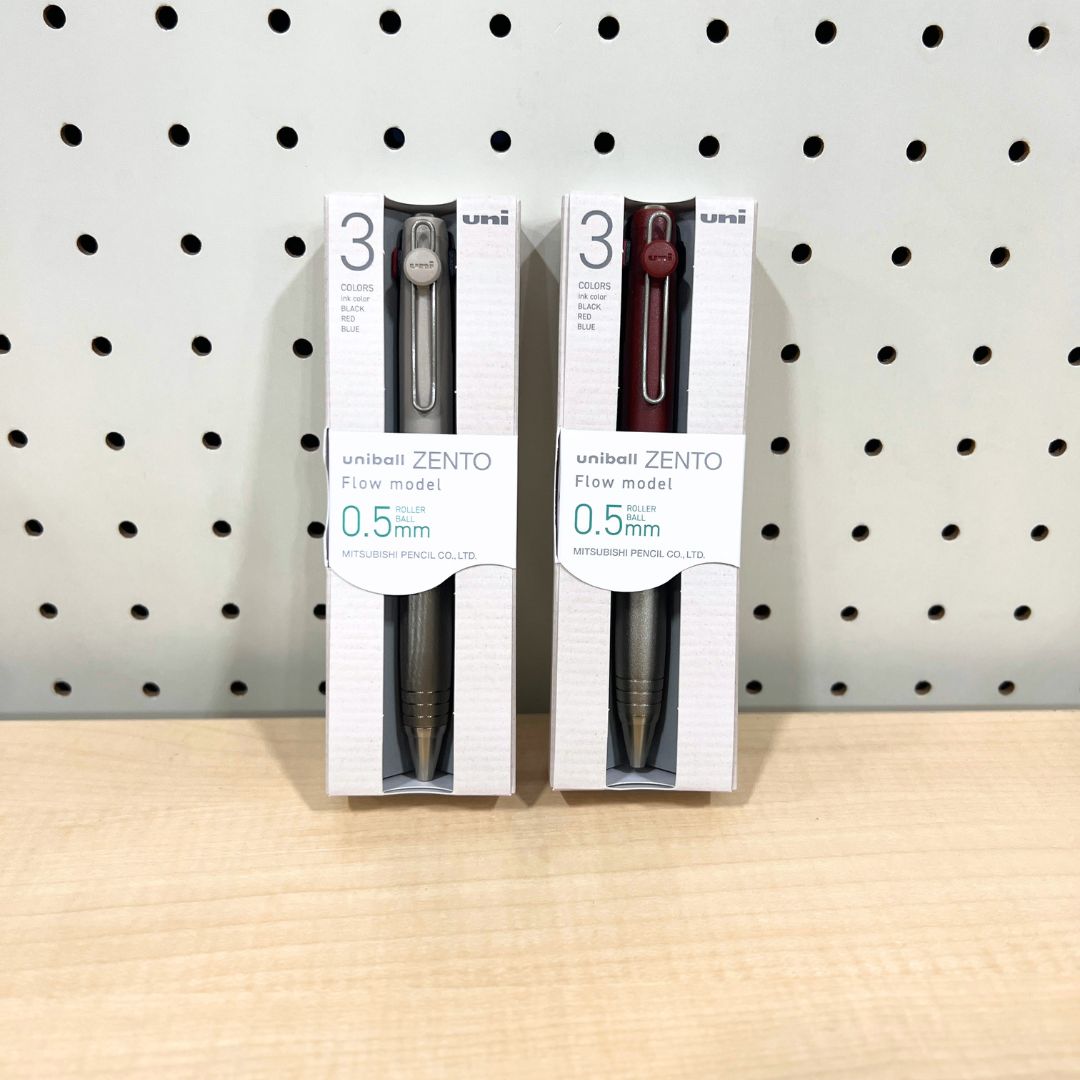 三菱鉛筆 ユニボールゼント フローモデル 3色ボールペン 0.38mm / 0.5