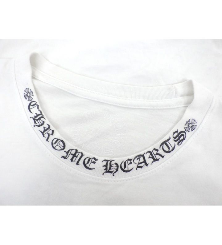 クロムハーツ CHROME HEARTS 【 CH T-SHRT 1 】 ネック ロゴ バック CH