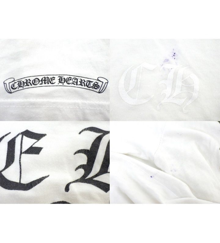クロムハーツ CHROME HEARTS 【 CH T-SHRT 1 】 ネック ロゴ バック CH