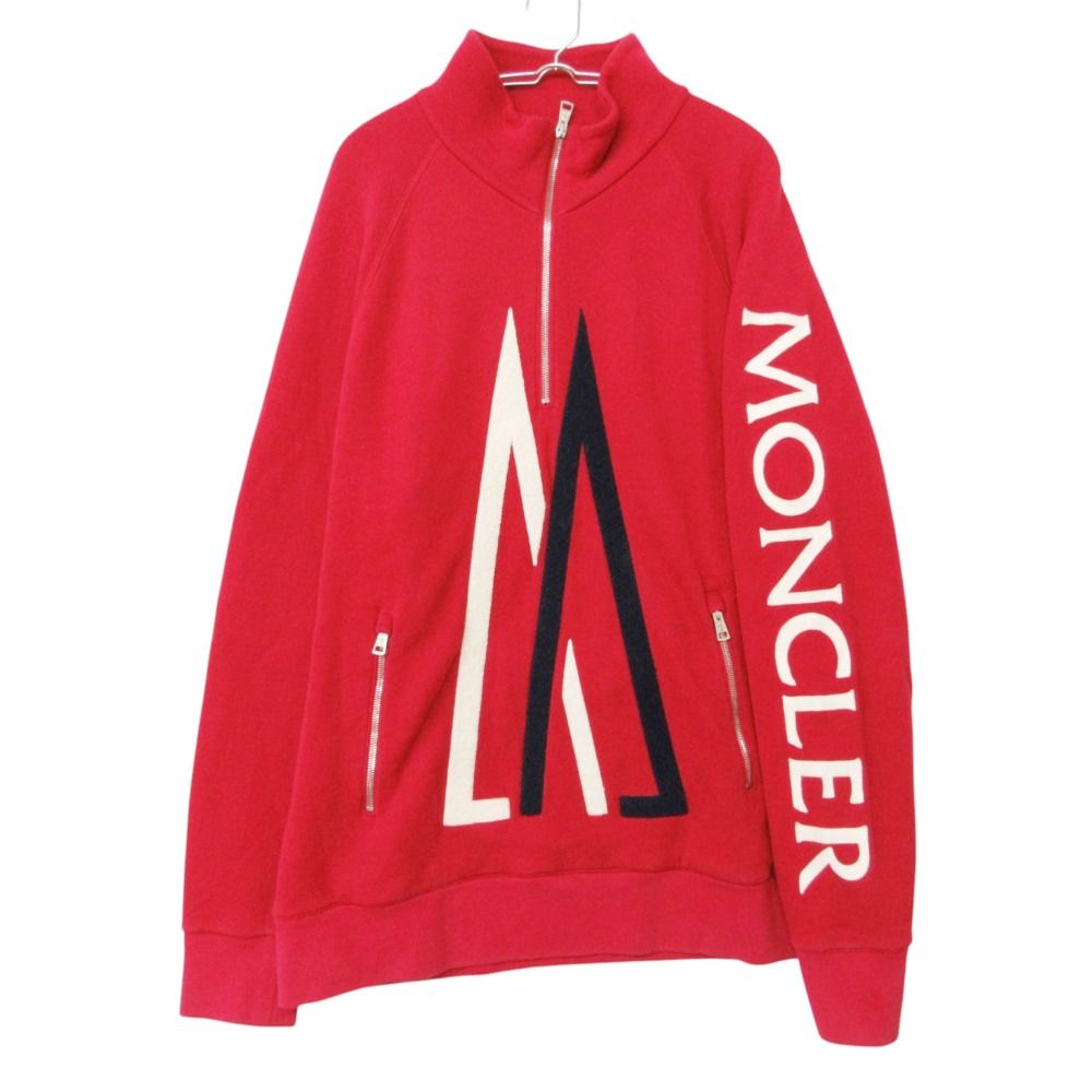 MONCLER モンクレール スウェット KITH キス 17AW ハーフジップ ロゴ