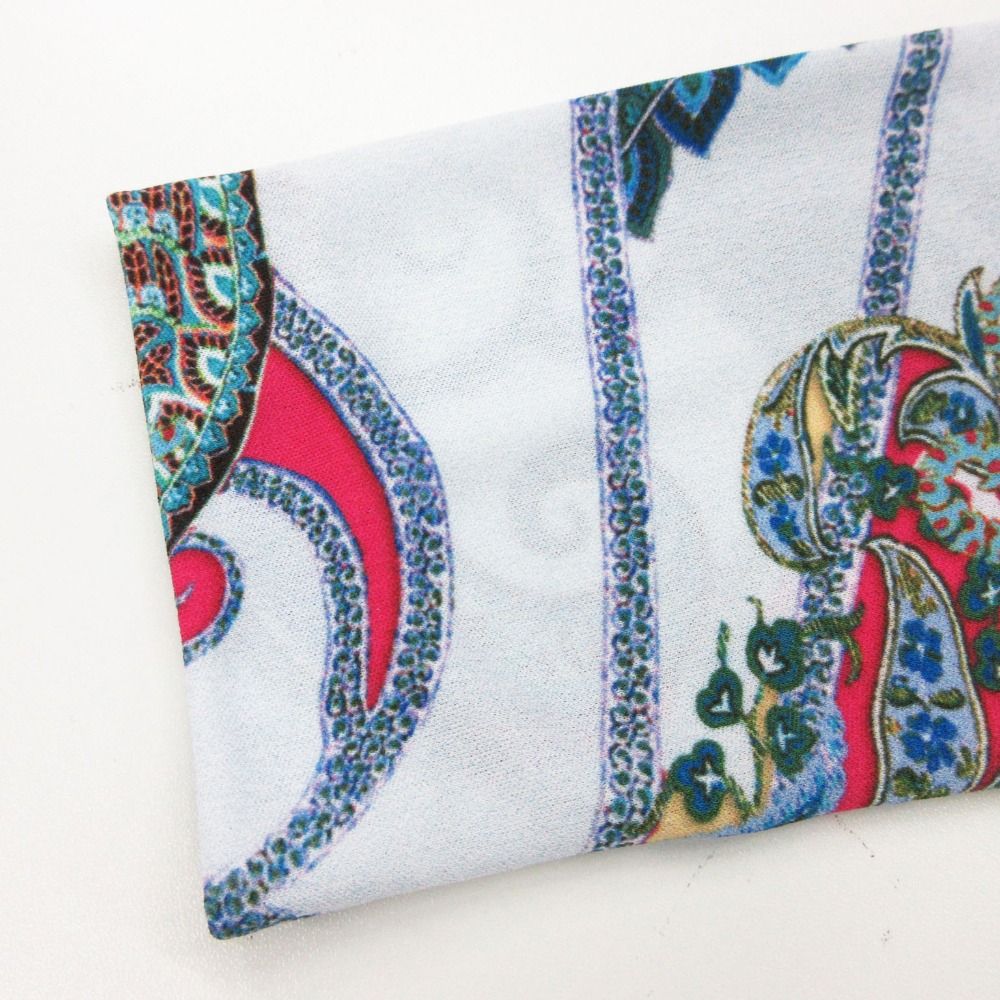 美品 ETRO エトロ ワンピース ロング丈 七分袖 ボートネック